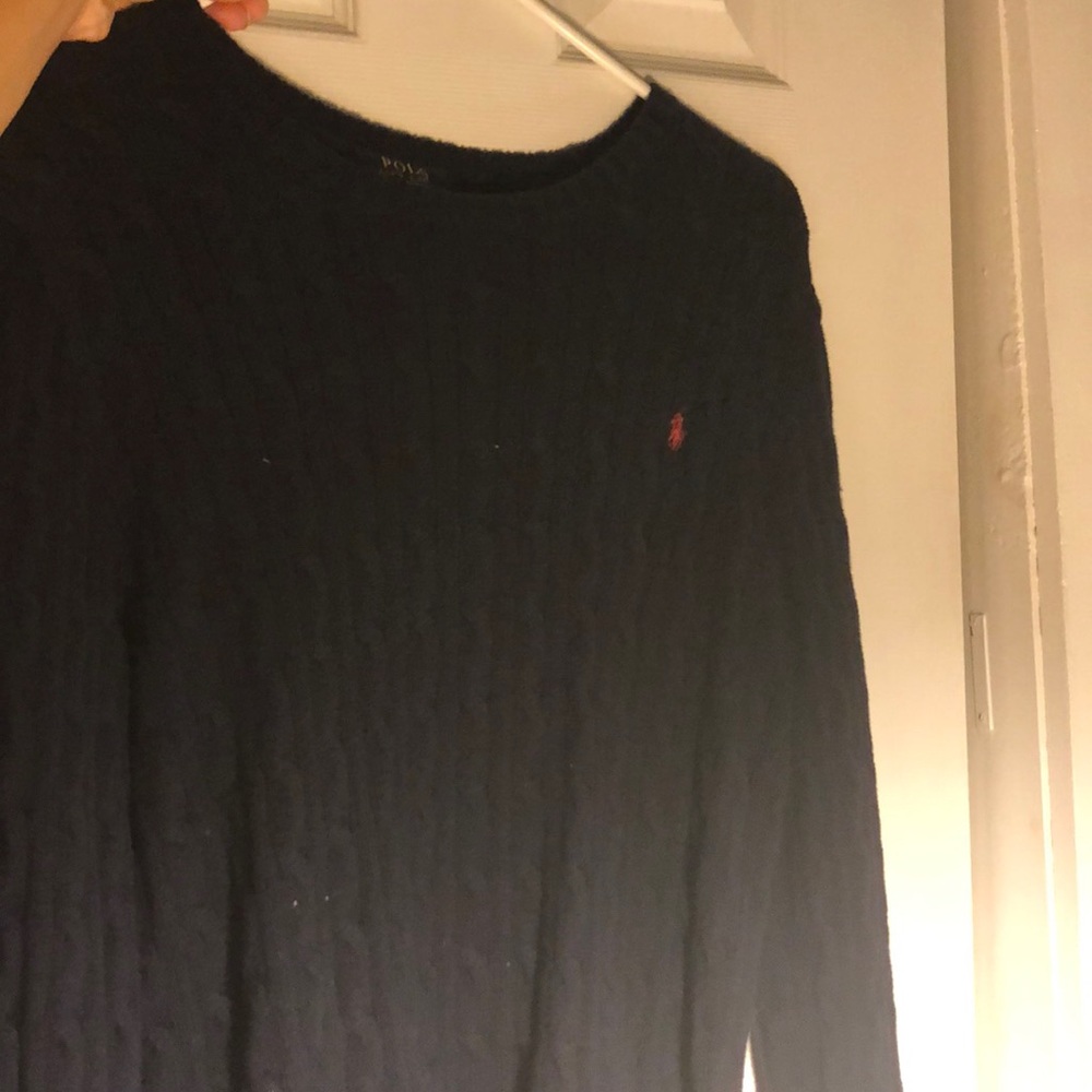Polo sweater heavy material